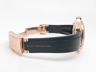 YachtMaster 126655 40mm 316F RG/RU Blk FCF VR3235