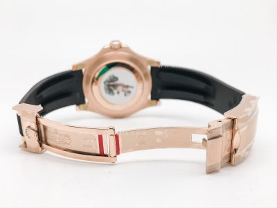 YachtMaster 126655 40mm 316F RG/RU Blk FCF VR3235