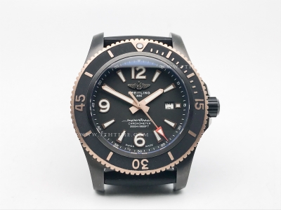 Superocean 46mm V2 DLC/RG/RU Black TF Asia 2824