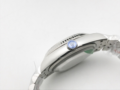 DJ 36mm Jub Flt 904L SS/SS Grn/Stk APF VR3235