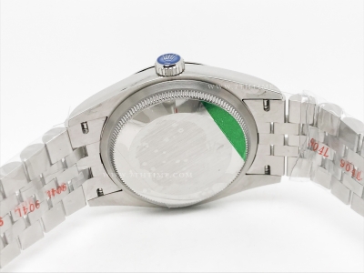 DJ 36mm Jub Flt 904L SS/SS Grn/Stk APF VR3235