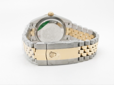 DJ 36mm Jub Flt 904L YG/SS Gold/Stk APF VR3235