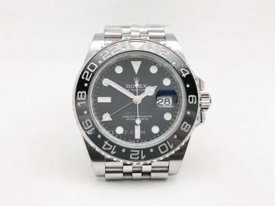 GMT II 126710GRNR Jub 904L SS/SS Blk THB SH3285-2