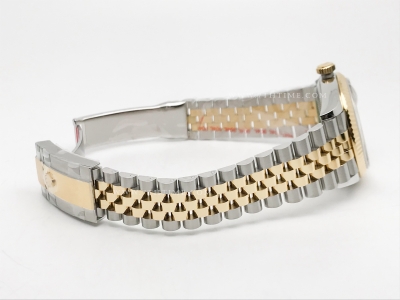 DJ 36mm Jub Flt 904L YG/SS Blk/Dia APF VR3235