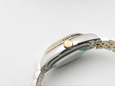 DJ 36mm Jub Flt 904L YG/SS Blk/Dia APF VR3235