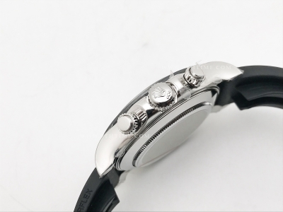 Daytona 116519 904L Wt SS/RU Grey/Stk ZF SH4130