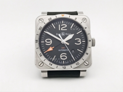 Bell Ross BR03-93 GMT 42mm SS/LE Blk WMF A2836