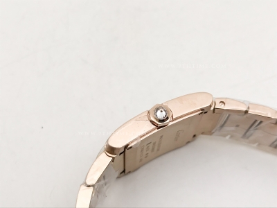 Ladies Tank Francaise Med Dia RG/RG Sil 8848F Sw Qtz