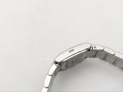 Ladies Tank Francaise Sml Dia SS/SS Sil 8848F Sw Qtz