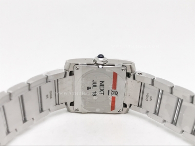 Ladies Tank Francaise Sml Dia SS/SS Sil 8848F Sw Qtz