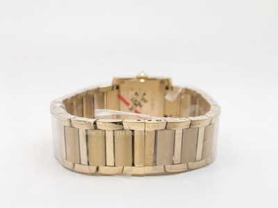 Ladies Tank Francaise Sml Dia YG/YG Sil 8848F Sw Qtz