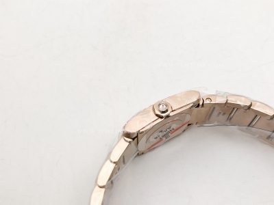 Ladies Tank Francaise Sml Dia RG/RG Sil 8848F Sw Qtz