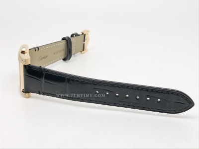 Ladies Tank Francaise Med Dia YG/LE Sil 8848F Sw Qtz