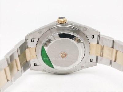 DJ2 41mm 126333 Oys Flt 904L YG/SS Gold/Dia EWE A3235