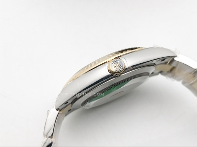 DJ2 41mm 126333 Oys Flt 904L YG/SS Blk/Dia EWE A3235