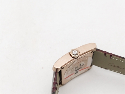 Ladies Tank Francaise Med Dia RG/LE Sil 8848F Sw Qtz