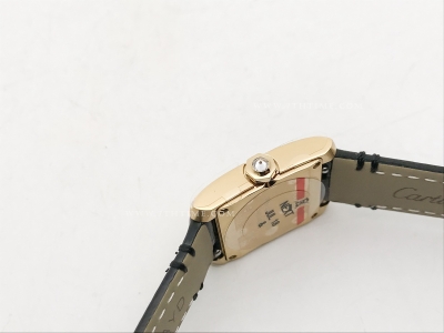 Ladies Tank Francaise Sml Dia YG/LE Sil 8848F Sw Qtz