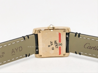 Ladies Tank Francaise Sml Dia YG/LE Sil 8848F Sw Qtz