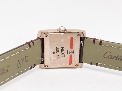 Ladies Tank Francaise Sml Dia RG/LE Sil 8848F Sw Qtz