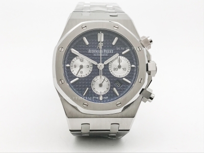 Royal Oak Chrono 26240ST SS/SS Blue/Wht BF V2 A7750 Mod