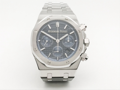 Royal Oak Chrono 26240ST SS/SS Blue/Stk BF A7750 Mod
