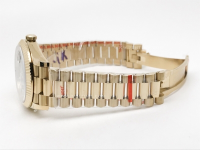 DayDate 40mm 904L Flt YG/YG Blk/Dia GMF VR3255