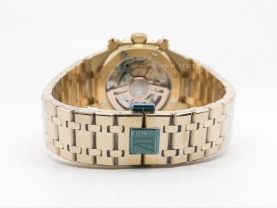 Royal Oak Chrono 26240BA YG/YG Blk/Stk BF A7750 Mod