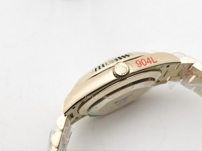 DayDate 40mm 904L Flt YG/YG Gold/Rm GMF VR3255