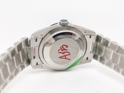 DayDate 36mm Wt 904L Flt SS/SS I-Blue/Rm/St QF VR3255