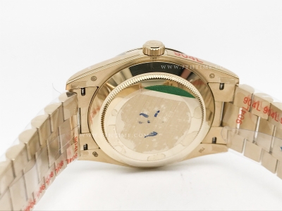 DayDate 40mm 904L Flt YG/YG Gold/Rm/Stk GMF VR3255