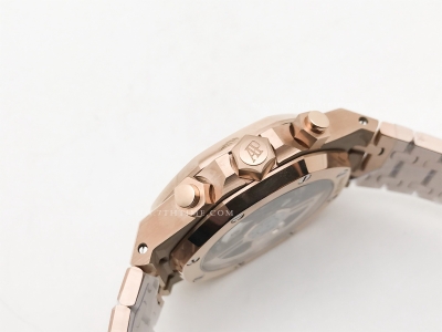 Royal Oak Chrono 26240OR RG/RG Blue/Stk BF A7750 Mod