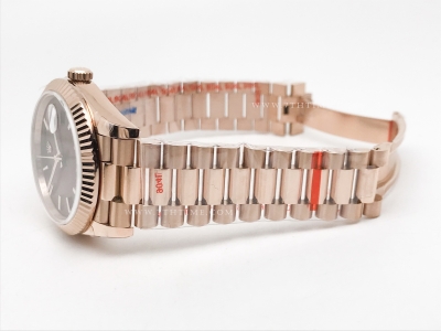 DayDate 40mm 904L Flt RG/RG G-Brn/Stk GMF VR3255