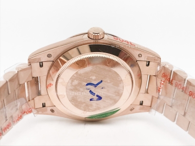 DayDate 40mm 904L Flt RG/RG G-Brn/Stk GMF VR3255