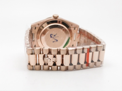 DayDate 40mm 904L Flt RG/RG M-Wht/Dia GMF VR3255