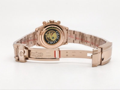 Daytona 126505 RG/RG Wt Blk/Wht 904L QF V6 SH4131