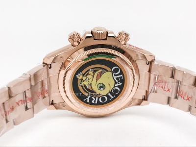 Daytona 126505 RG/RG Wt Blk/Wht 904L QF V6 SH4131