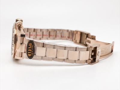 Daytona 126505 RG/RG Wt Blk/Dia 904L QF V6 SH4131