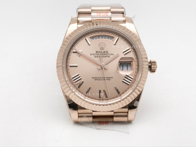 DayDate 40mm 904L Flt RG/RG RG/Rm/Stk GMF VR3255