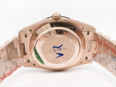 DayDate 40mm 904L Flt RG/RG Wht/Rm GMF VR3255