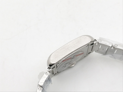 Ladies Cartier Tank Francaise SS/SS Wht/Rm K11 Sw Qt