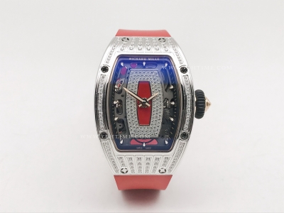 RM07-01 Ladies Diam SS/RU Red/Red Skele ZF CRMA2 Clone