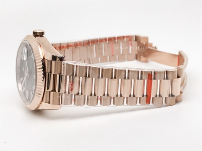 DayDate 40mm 904L Flt RG/RG Brn/Dia GMF VR3255