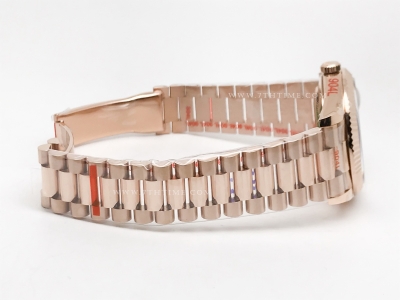 DayDate 40mm 904L Flt RG/RG Brn/Dia GMF VR3255