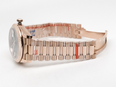 DayDate 40mm 904L Flt RG/RG M-Blk/Dia GMF VR3255