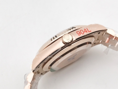 DayDate 40mm 904L Flt RG/RG M-Blk/Dia GMF VR3255