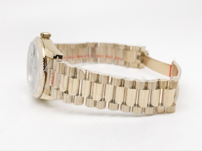 DayDate 36mm Wt 904L Flt YG/YG Blk/Onyx QF A2836