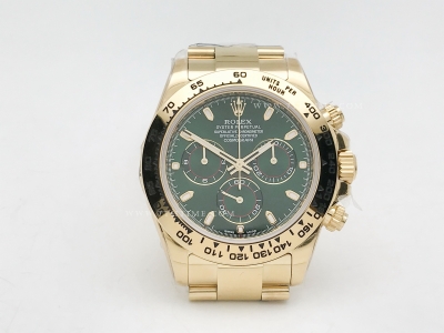 Daytona 116508 Wt YG/YG Grn/Stk ZF SH4130