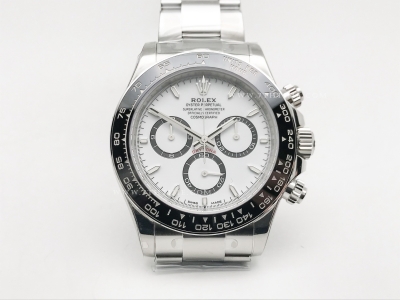 Daytona 126500 904L SS/SS White/Stk ZF SH4131