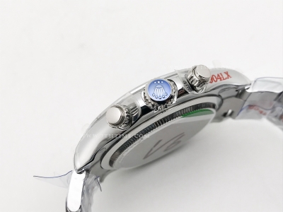 Daytona 126509 904L Wt WG/WG Blk/Stk QF V6 SH4131