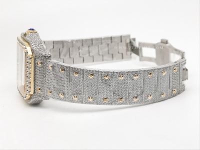 Santos 40mm Dia Dia/Dia/YG Dia-YG/Blk-Rm TWF MY8215